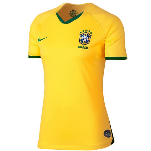 Trikot Brasilien Heim Damen 2019 Gelb